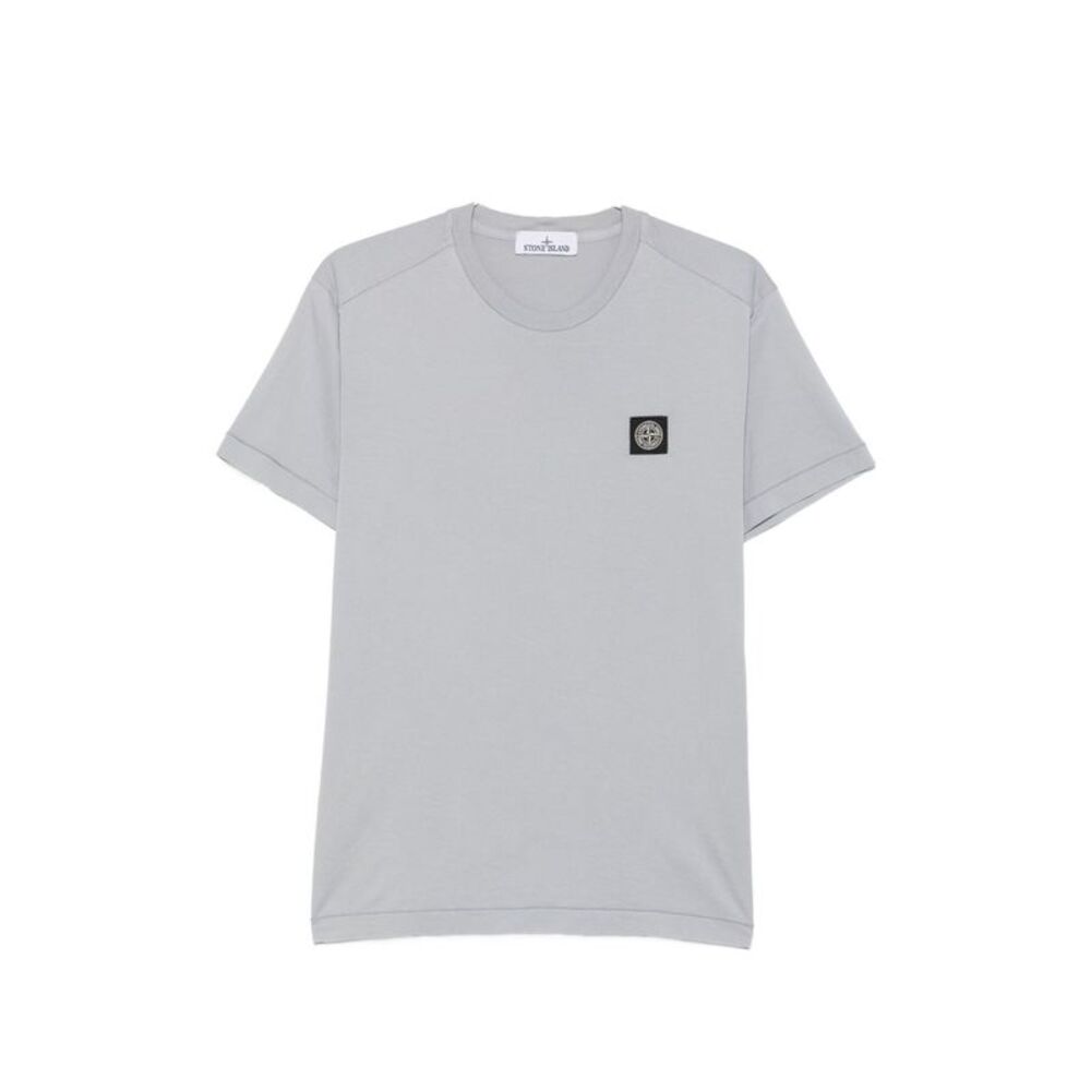 Stone Island Men Logo Cotton T-Shirt